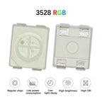 Super Bright 3528 RGB 1210 SMD Full Color LED Chips, Common Anode/Cathode, White Face for LED Display
