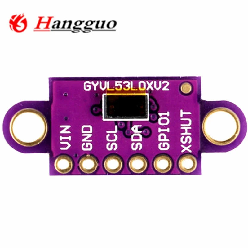 VL53L0X Time-of-Flight (ToF) Laser Ranging Sensor Breakout 940nm GY-VL53L0X V1/V2 Laser Distance Module I2C IIC GY-530