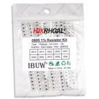 10/20/33/60/80 Values SMD Resistor Kit Assorted Kit 10ohm-1M ohm 5% 1%  Sample Kit 0402 0805 0603 1206 2512 1210