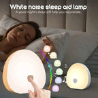 New White Noise Night Light with 7 Color Ambient Lights and 10 Soothing White Noise Sounds for Christmas Gift Bedroom Use