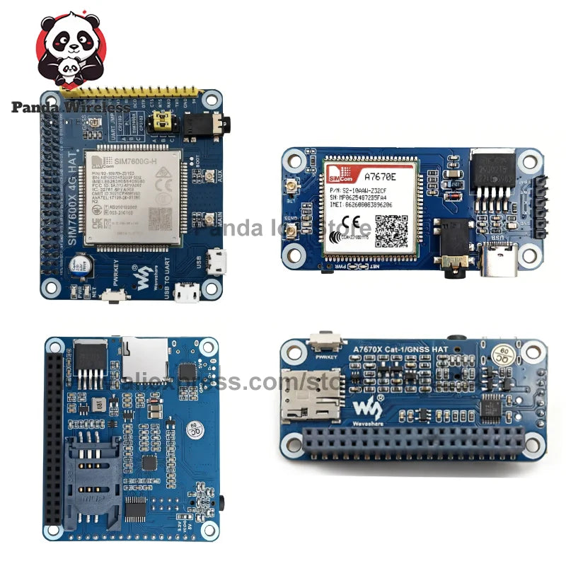 Free shipping Raspberry Pi 4G HAT Expansion Board For LBS Positioning A7670E SIM7600G-H SIM7600CE SIM7600E SIM7600E-H LTE