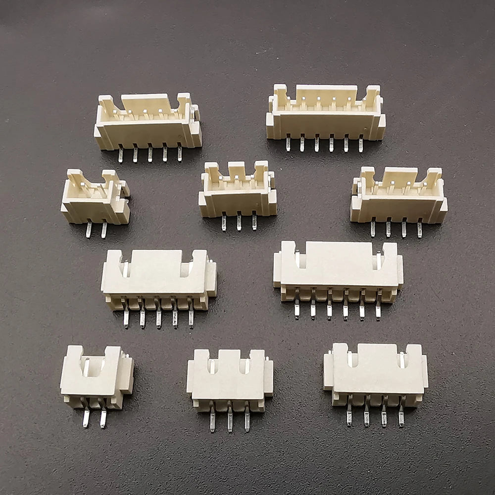 10Pcs SH 1.0mm/JST 1.25mm/ZH 1.5mm/PH 2.0mm/XH2.54mm 2P 3P 4P 5P 6P Horizontal Vertical Male Socket Housing Pin Header Connector