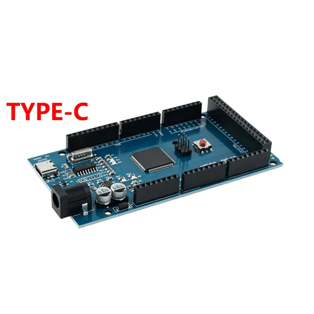MEGA2560 MEGA 2560 R3  CH340G AVR USB-B TYPE-C Improved version board Development board MEGA2560 for arduino