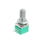 10PCS RK097 RK097N Potentiometer B1K 5K 10K 20K 50K 100K 500K 15mm 3Pin Audio Shaft Amplifier Sealing Potentiometers kit