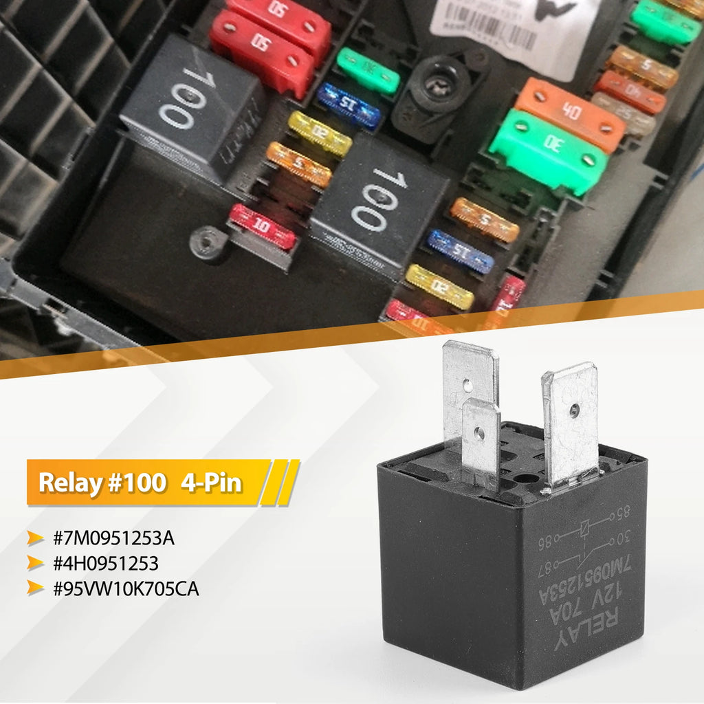 7M0951253A Multifunction ECU & Fuel Pump Relay #100 7M0 951 253 A For VW Golf Jetta Passat CC Audi A4 A6 A8 Q5 Octavia Toledo