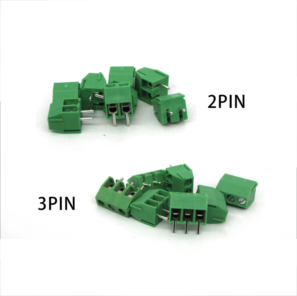25PCS/50PCS KF350 KF396 300v 10A Pitch 2 3 Pin Spliceable PCB Screw Terminal Block Connector FOR 24-18 AWG CABLE DG350 3.5 3.96