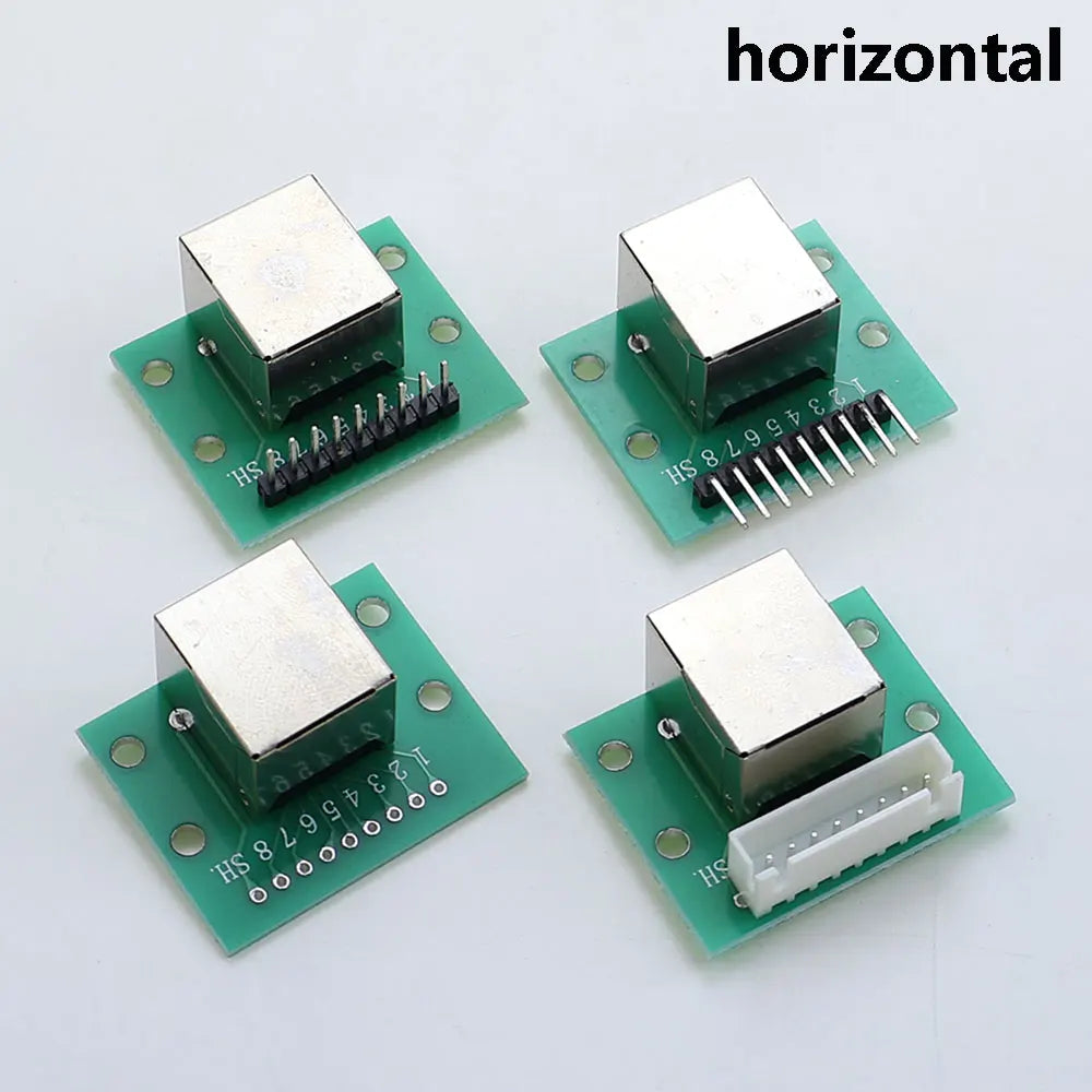 1Pc RJ45 Adapter Test Board To XH2.54 Modular Ethernet Connector Adapter Network Interface + Breakout Board + Pin Header