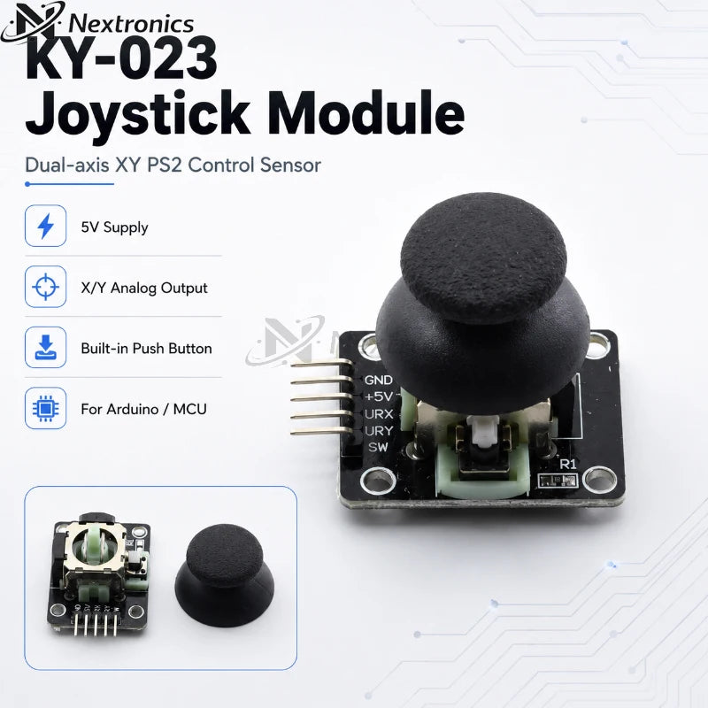 1/3/5PCS KY-023 Dual-axis XY Joystick Module PS2 Joystick Control Lever Sensor Module for Arduino