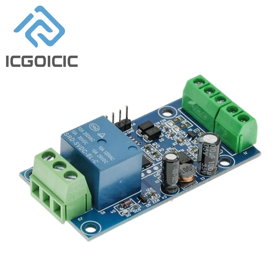 1-Channel RS485/TTL Relay Module – Isolated Output, 7-24V DC, Anti-Reverse Protection for Modbus RTU & PLC Systems