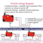5pcs Travel Limit Switch Micro Switch Self-resetting V-152-1C25 3-pin Miniature Push Button Tactile Microswitch V-152 V-153 V-15