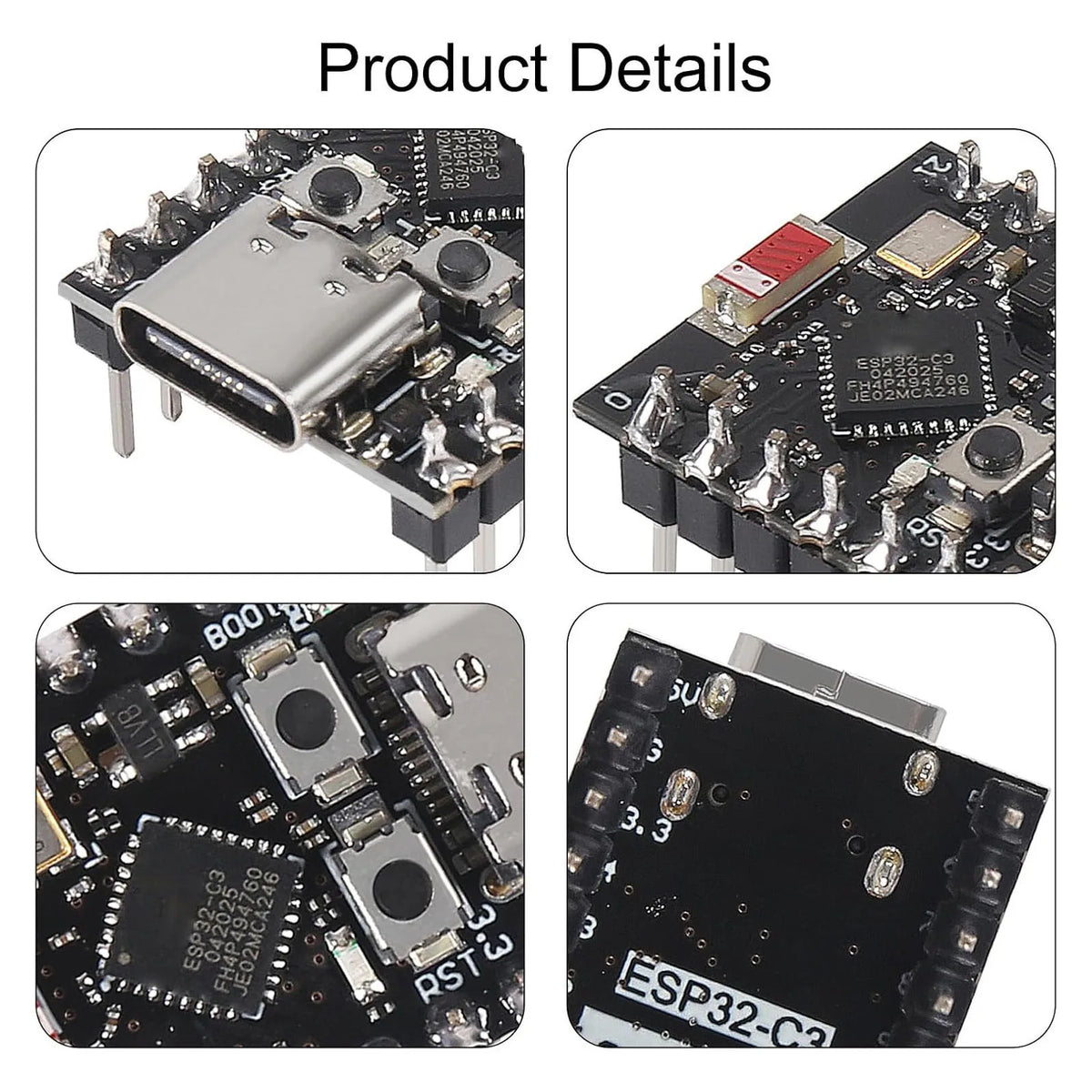2pcs ESP32-C3 Development Board ESP32 SuperMini Development Board ESP32 Development Board WiFi Bluetooth For Arduino