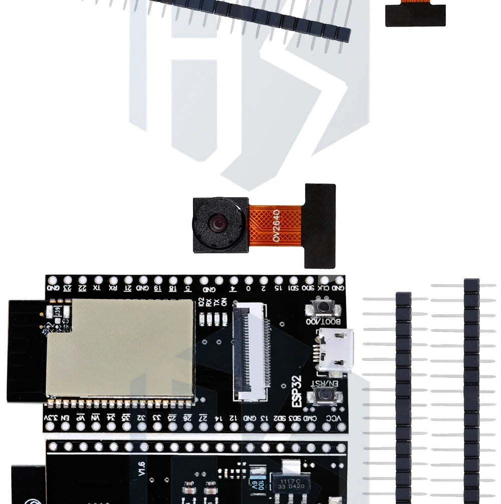 ESP32-W-ROVER Board with Camera ESP32 CAM Camera Module Wi-Fi Bluetooth Module for Arduino IDE C Python Code GC2640