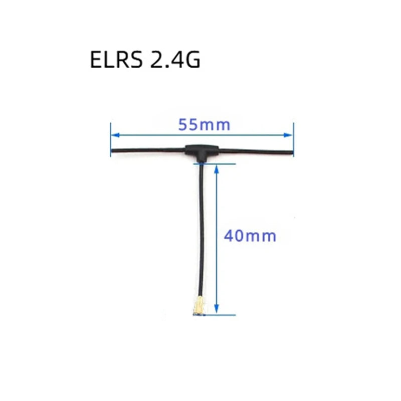 ELRS Receiver 2.4 GHz/915 MHz ExpressLRS High Refresh Rate Drone Communication Antenna for HD Video Transmission and FPV Antenna