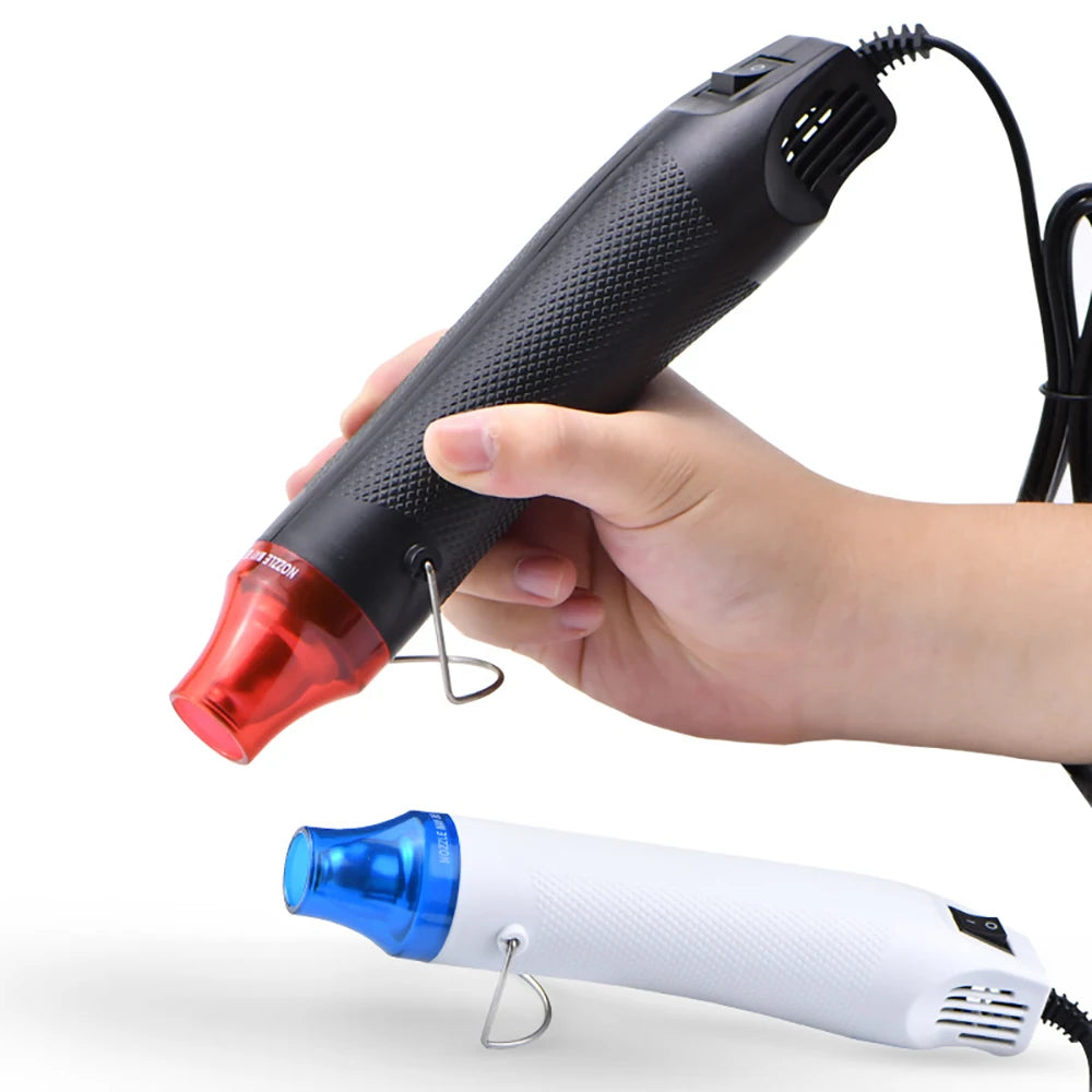 220V Hot Air Gun DIY Soldering Temperature Blower Gun Electric Power Hot Dryer Mini Heat Gun For Crafts Shrink Tubing Car Wrap