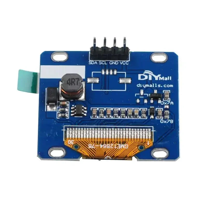 1.3" OLED Display Blue / White I2C IIC Serial 128X64 SH1106 LCD 1.3inch Screen Module for Arduino 51 MSP420 STIM32 SCR
