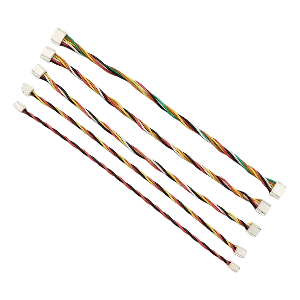 10Pcs GH1.25 2P/3P/4P/5P/6P-10 Pin JST GH 1.25 Single Double Connector with 15CM Soft Silicone Cables for Pixhawk Pixhack GPS