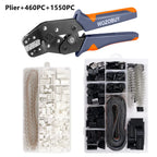 SN-01BM Wire Crimp Tool Kit AWG 28-20 (0.08-0.5mm²) Wire Crimper for 2.54mm Dupont Connectors and 2.54mm JST-XH Connectors