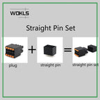 5Set 15EDGKNH KF2EDGKS 3.5mm Double-Layer Spring Plug-in PCB Terminal Block 2EDGSR Black Terminal