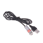 12mm 5mw Adjustable Focus Red Diode Industrial Laser Module Positioning Copper Head With USB Line 650nm Dot Line Cross