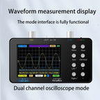 50M SCO2 Dual-Channel Digital Oscilloscope 10MHz Sampling Rate 2.5 KSA/s Analog Bandwidth Automatic PWM Electronic Repair Tool