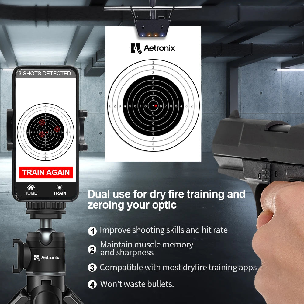 9mm/12GA/38SPL/223Rem/45ACP/357SIG/380ACP/Cal. 6.5mm/Cal44mag Dry Fire Laser Trainer - Hunting Accessories, Training Shooting