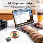 5Pcs Wireless Charging Transmitter Module Supports 5W 10W 15W Wireless Charging QC 2.0 Adapter Electromagnetic Induction Charger