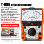 2025New Pointer Multimeter T88A T88B T88C AC/DC 2500V Volt-Ammeter Analog Multimetro Resistor Tester With Coat Electrician Tools