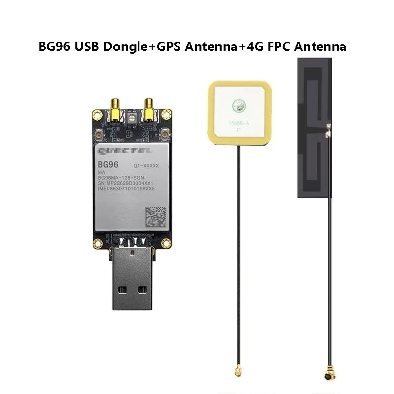 Quectel BG96 USB 4G LTE Dongle Global Communication Portable Modem Support GPS BD GLONASS Cat M1 NB-IoT EGPRS BG96MA-128-SGN