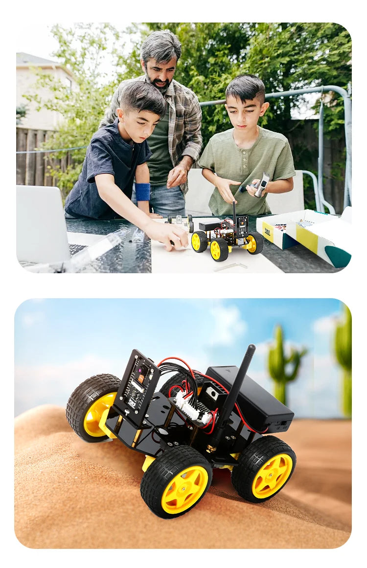 ESP32 Smart Robot Car Kit  Remote Control Car for Arduino Programming Project STEM Education Science Coding Kit