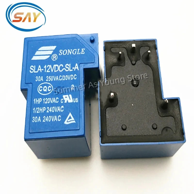 1PCS Power relay SLA-05VDC-SL-A SLA-12VDC-SL-A SLA-24VDC-SL-A -C T90 30A 4/5/6PIN 5V 12V 24V 48V Time Relay