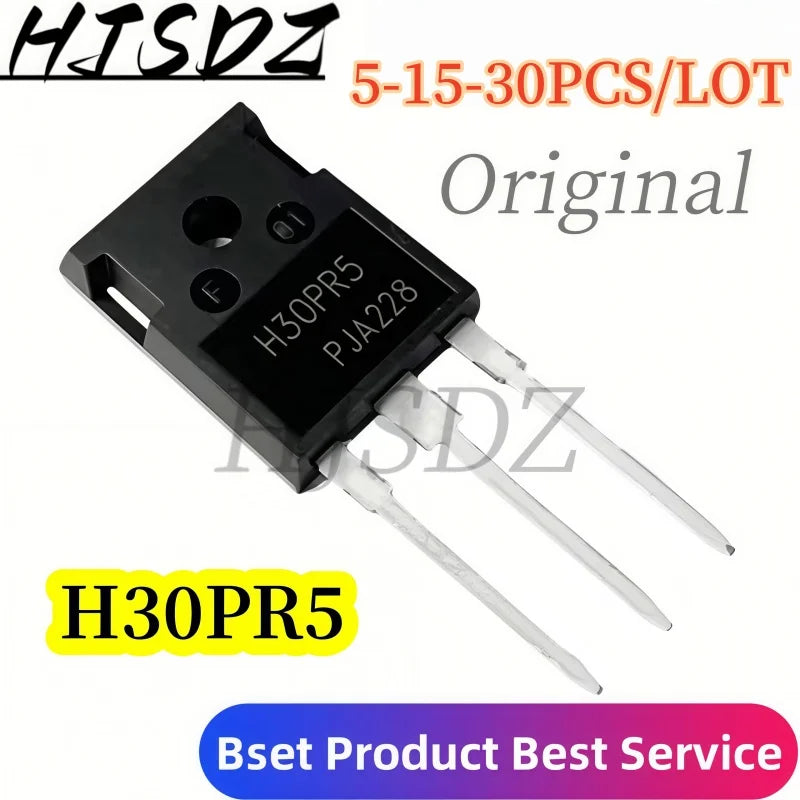 【5-15-30PCS/LOT】Tubo IGBT de alta potencia H30PR5 H20PR5  IHW20N135R5 IHW30N135R5 TO-247 Domestic/Original