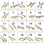 WIFI Antenna Extension Cable SMA Male Plug Female Jack Straight Right Angle Pigtail Adapter RG174 10cm/20cm/30cm/50cm/100cm