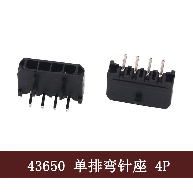 3.0mm Pitch MX3.0 Micro-Fit Connector Single Row Straight Curved Right Angle Needle Pin Header 43650 Type Socket 2P3P4P5P6Pin