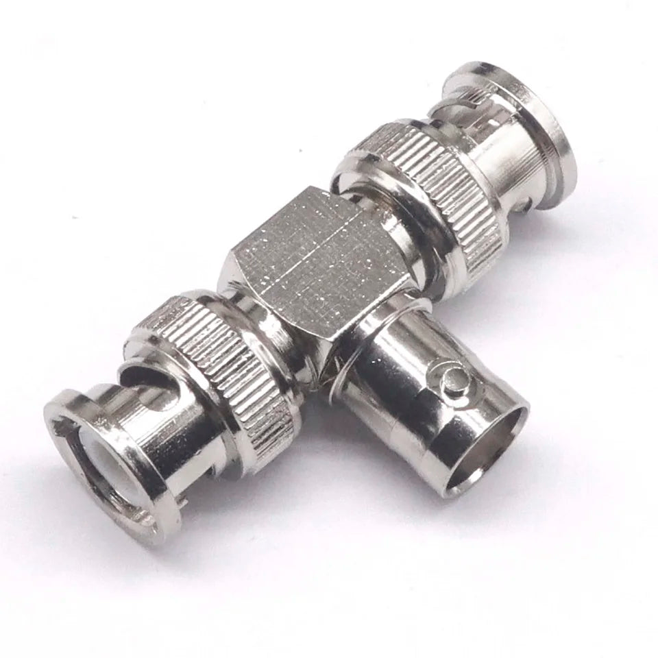 BNC-JKK BNC one male two All copper radio frequency coaxial monitoring adapter female two female one male three-way head