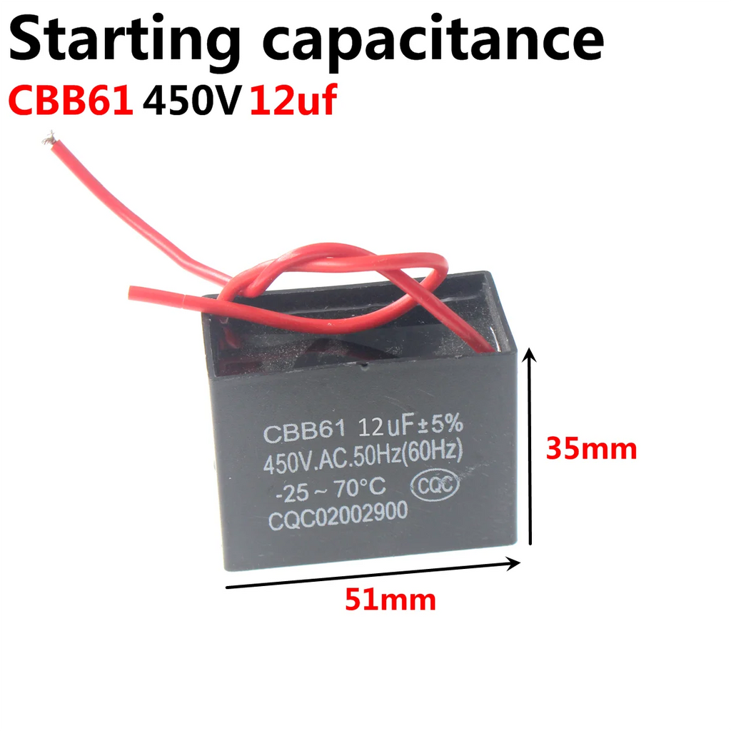 CBB65 Air conditioner compressor start capacitor 20 25 30UF 35UF 40 45 50 60 70 450V New and original