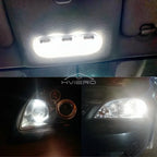 10Pcs Car Driving Led 8Smd 1206 Auto Interior Dome Reading Light Wedge Lighting DC 12V White Cob Bulb Dashboard Lamp Turn Signal