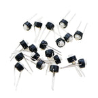 10/20/50/100PCS SKRGAED010 ALPS Tact Switch 6*6*5 White Black Touch Switch 6*6*5mm DIP Tactile Push Button Micro Switch