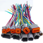 1 Pcs Deutsch DT connector with 15cm Wiring harness DT06-2S/DT04-2P 2P 3P 4P 6P 8P 12P waterproof electrical connector