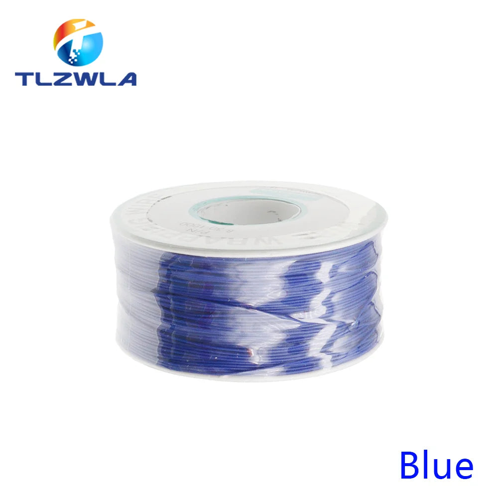 30AWG 0.5MM PCB Flying Jumper Wire OK Line Wrapping Wrap Flexible Insulation Tin-Plated 250Meter 820FT Single Conductor