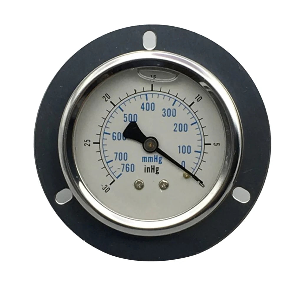 Industrial Pressure Monitoring Axial Edge Gauge Easy Installation Pressure Meter Barometer Seismic Pressure Meter