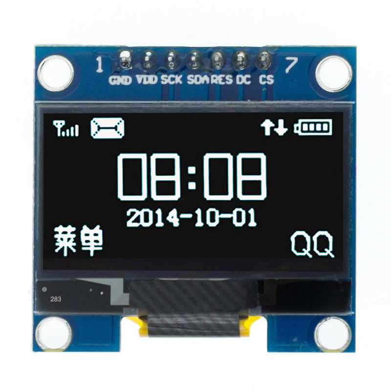 1PCS/5PCS 1.3 inch OLED module SPI/IIC Communicate white/blue color 128X64 1.3 inch OLED LCD LED Display Module 1.3" OLED module