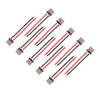 10Pcs Micro USB Type-C 2Pin Horizontal 2P Simple Soldered Female Plug-in Board Quick Charging Connector