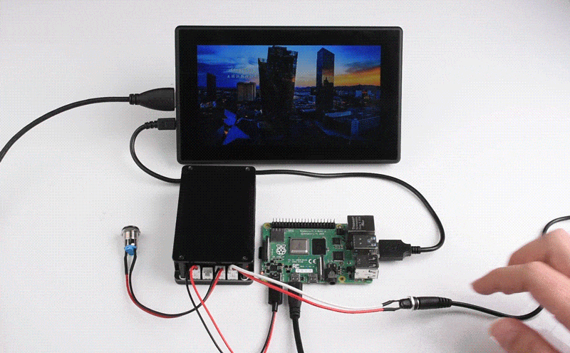 Raspberry Pi 5 UPS 5V5A Power Supply Expansion Board I2C Uninterruptible Power Module Also Anti-reverse connection For Pi4B