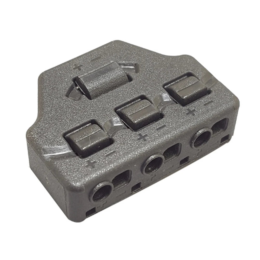 3/6 Ports Push-in Fast Quick Wire Connector Distribution Wiring Cable Splitter for LED Lighting Terminal Block