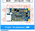 Type-C USB 2S 3S 4S  BMS 4.5V-15V 18W 2A Lithium Battery Charging Module Support QC Fast Charge With Temperature Protection
