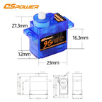 1/5pcs DSpower 9g 12g Metal/plastic Gear Mini Micro Servo Motor for RC Plane SG90 MG90S Helicopter Drone Fixed-Wing Car Robot