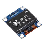 0.96 inch OLED IIC Serial White Display Module 128X64 I2C SSD1306 12864 LCD Screen Board GND VCC SCL SDA 0.96" for Arduino Black