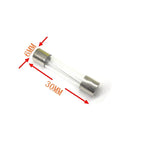 10pcs Glass Tube Fuse 6X30MM 0.1A 0.2A 0.5A 1A 2A 3A 4A 5A 6.3A 8A 10A 12A 15A 20A 30A 25A 250V Fast Blow Fuses