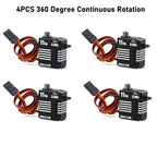 Micro 8.4V 0.06S 11KG Digital Servo Motor Mini Full Metal Coreless Programmable Servos 180/270/360 Degree High Torque for RC Car