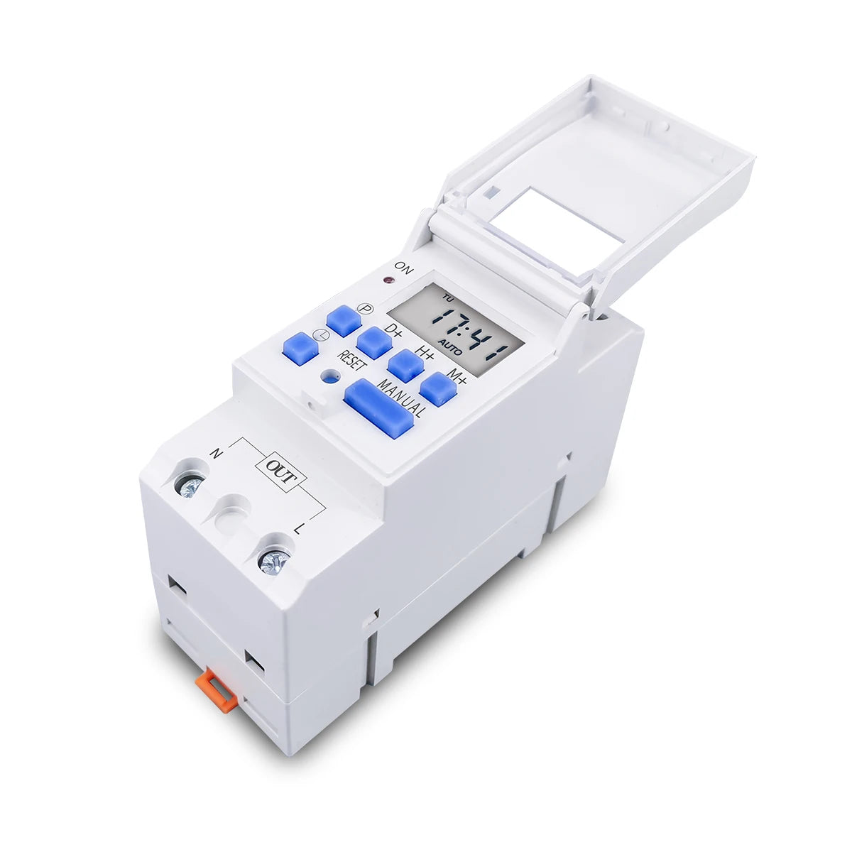 TOMZN New Type Din Rail Single Phase Weekly Ogrammable Digital TIME SWITCH Relay Timer Control AC 220V 230V 12V 24V 48V 16A